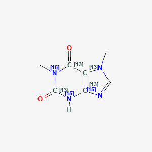 1,7-Dimethylxanthine-[13C4,15N3] (para-xanthine)