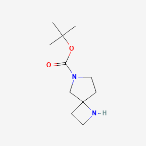 molecular formula C11H20N2O2 B1442357 tert-Butyl 1,6-diazaspiro[3.4]octane-6-carboxylate CAS No. 1158749-79-1