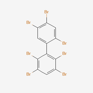 molecular formula C12H3Br7 B14423679 2,2',3,4',5,5',6-Heptabromobiphenyl CAS No. 84303-49-1