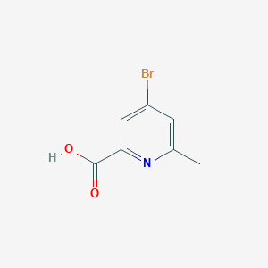 molecular formula C7H6BrNO2 B1442374 4-Bromo-6-methylpicolinic acid CAS No. 886372-47-0
