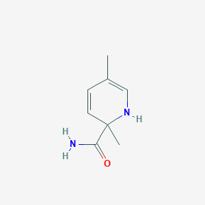 molecular formula C8H12N2O B1442376 2,5-Dimethyl-1,2-dihydropyridine-2-carboxamide CAS No. 825-59-2
