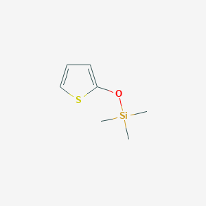 molecular formula C7H12OSSi B14423768 Trimethyl[(thiophen-2-yl)oxy]silane CAS No. 83043-44-1