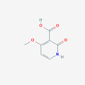 molecular formula C7H7NO4 B1442379 4-Methoxy-2-oxo-1,2-dihydropyridine-3-carboxylic acid CAS No. 87853-70-1