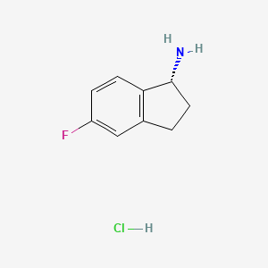 (r)-5-Fluoro-2,3-dihydro-1h-inden-1-amine hydrochloride