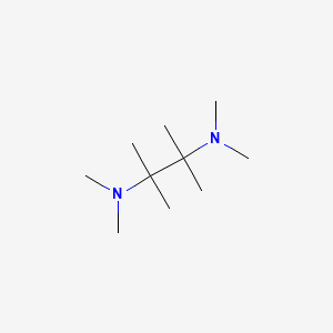 molecular formula C10H24N2 B14423907 N~2~,N~2~,N~3~,N~3~,2,3-Hexamethylbutane-2,3-diamine CAS No. 82045-29-2
