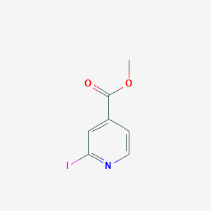 molecular formula C7H6INO2 B144240 Methyl 2-iodoisonicotinate CAS No. 134579-47-8