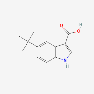 molecular formula C13H15NO2 B1442401 5-(tert-Butyl)-1H-indole-3-carboxylic acid CAS No. 1368405-66-6