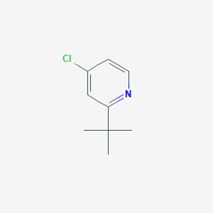 molecular formula C9H12ClN B1442402 2-(tert-Butyl)-4-chloropyridine CAS No. 1163706-64-6