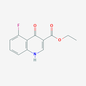 molecular formula C12H10FNO3 B1442407 Ethyl 5-fluoro-4-oxo-1,4-dihydroquinoline-3-carboxylate CAS No. 655236-29-6