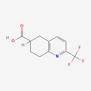2-(Trifluoromethyl)-5,6,7,8-tetrahydroquinoline-6-carboxylic acid