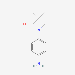 1-(4-Aminophenyl)-3,3-dimethylazetidin-2-one
