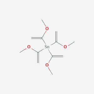 molecular formula C12H20O4Sn B14424225 Tetrakis(1-methoxyvinyl)tin CAS No. 81177-91-5