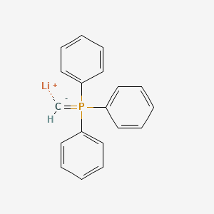molecular formula C19H16LiP B14424237 Lithium, [(triphenylphosphoranylidene)methyl]- CAS No. 82537-28-8