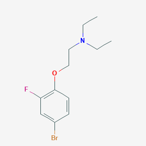 2-(4-bromo-2-fluorophenoxy)-N,N-diethylethanamine