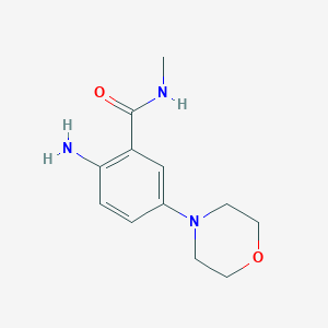 2-amino-N-methyl-5-morpholinobenzamide
