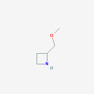 molecular formula C5H11NO B1442432 2-(Methoxymethyl)azetidine CAS No. 1290136-94-5