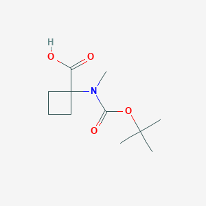 1-{[(Tert-butoxy)carbonyl](methyl)amino}cyclobutane-1-carboxylic acid