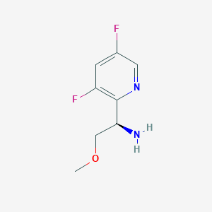 (R)-1-(3,5-Difluoropyridin-2-yl)-2-methoxyethanamine