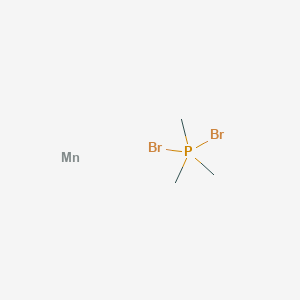 molecular formula C3H9Br2MnP B14424412 Dibromo(trimethyl)-lambda5-phosphane;manganese CAS No. 85883-29-0