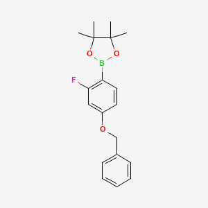 4-(Benzyloxy)-2-fluorophenylboronic acid pinacol ester