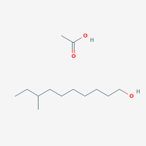 molecular formula C13H28O3 B14424430 Acetic acid;8-methyldecan-1-ol CAS No. 83375-82-0
