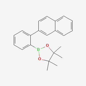 4,4,5,5-Tetramethyl-2-(2-(naphthalen-2-yl)phenyl)-1,3,2-dioxaborolane