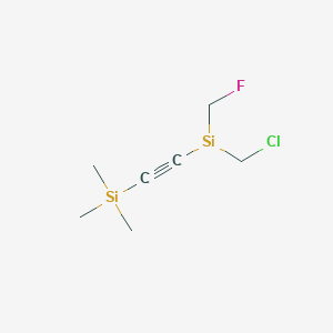 molecular formula C7H13ClFSi2 B14424533 CID 78068288 