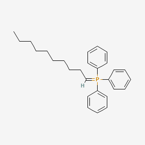 molecular formula C28H35P B14424591 Phosphorane, decylidenetriphenyl- CAS No. 79827-34-2