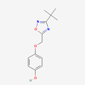 4-[(3-Tert-butyl-1,2,4-oxadiazol-5-yl)methoxy]phenol