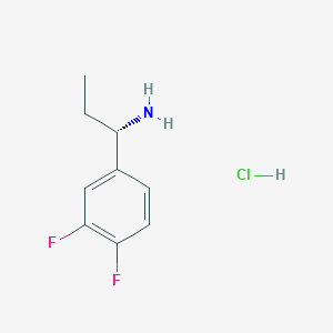(S)-1-(3,4-Difluorophenyl)propan-1-amine hydrochloride