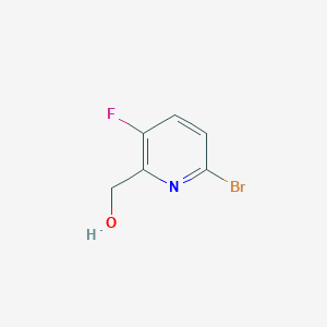 molecular formula C6H5BrFNO B1442465 (6-Bromo-3-fluoropyridin-2-yl)methanol CAS No. 918793-01-8