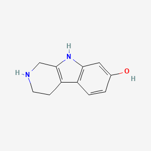 molecular formula C11H12N2O B14424697 1,2-Dihydro-1-demethyl-harmalol CAS No. 83177-17-7