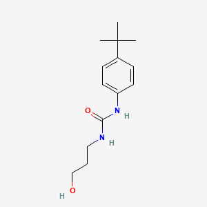 molecular formula C14H22N2O2 B1442471 1-(4-Tert-butylphenyl)-3-(3-hydroxypropyl)urea CAS No. 1239841-77-0