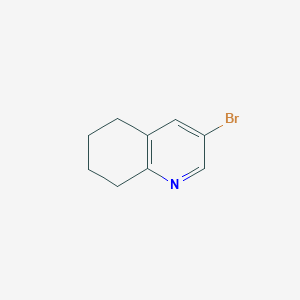 molecular formula C9H10BrN B1442474 3-Bromo-5,6,7,8-tetrahydroquinoline CAS No. 82132-68-1