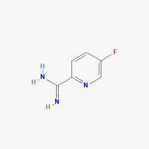 molecular formula C6H6FN3 B1442477 5-Fluoropicolinimidamide CAS No. 1179533-73-3
