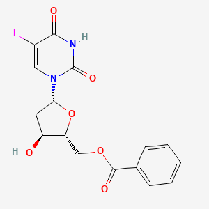 molecular formula C16H15IN2O6 B14424785 5'-O-Benzoyl-2'-deoxy-5-iodouridine CAS No. 84043-31-2