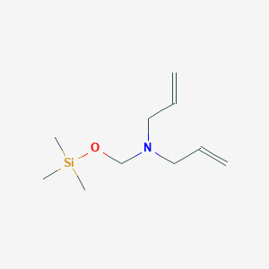molecular formula C10H21NOSi B14424844 N-(Prop-2-en-1-yl)-N-{[(trimethylsilyl)oxy]methyl}prop-2-en-1-amine CAS No. 85413-83-8