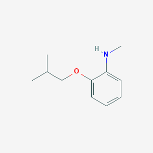 molecular formula C11H17NO B1442486 N-methyl-2-(2-methylpropoxy)aniline CAS No. 124769-89-7
