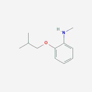 molecular formula C11H17NO B1442486 (2-Isobutoxyphenyl)-methylamine CAS No. 124769-89-7