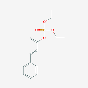 molecular formula C14H19O4P B14424874 Diethyl 4-phenylbuta-1,3-dien-2-yl phosphate CAS No. 80814-98-8