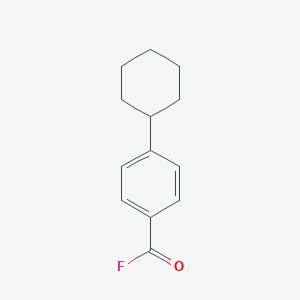 molecular formula C13H15FO B144249 4-Cyclohexylbenzoyl fluoride CAS No. 127743-97-9