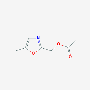 molecular formula C7H9NO3 B1442491 (5-Methyl-1,3-oxazol-2-yl)methyl acetate CAS No. 888022-41-1