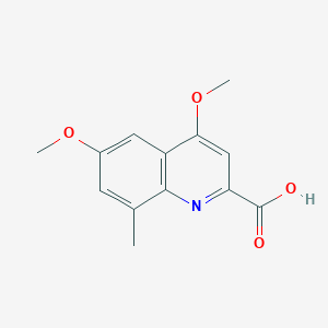 4,6-Dimethoxy-8-methylquinoline-2-carboxylic acid