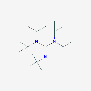 molecular formula C17H37N3 B14424983 N''-tert-Butyl-N,N,N',N'-tetrapropan-2-ylguanidine CAS No. 81236-10-4
