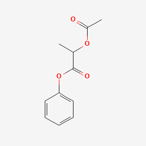 molecular formula C11H12O4 B14424989 Phenyl 2-acetyloxypropanoate CAS No. 82224-53-1
