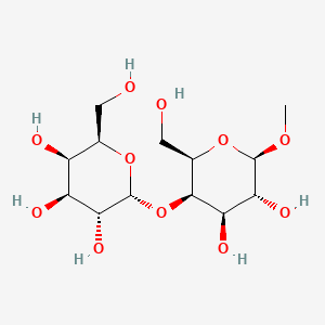 molecular formula C13H24O11 B14424998 Methyl 4-O-alpha-D-galactopyranosyl-beta-D-Galactopyranoside CAS No. 80446-84-0