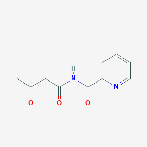 molecular formula C10H10N2O3 B14425005 N-(3-Oxobutanoyl)pyridine-2-carboxamide CAS No. 82437-55-6