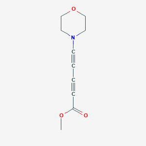 molecular formula C10H11NO3 B14425006 Methyl 5-(morpholin-4-yl)penta-2,4-diynoate CAS No. 80487-54-3