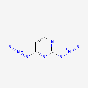 molecular formula C4H2N8 B14425024 2,4-Diazidopyrimidine CAS No. 81686-10-4