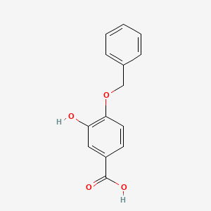 molecular formula C14H12O4 B1442503 4-(Benzyloxy)-3-hydroxybenzoic acid CAS No. 38853-28-0